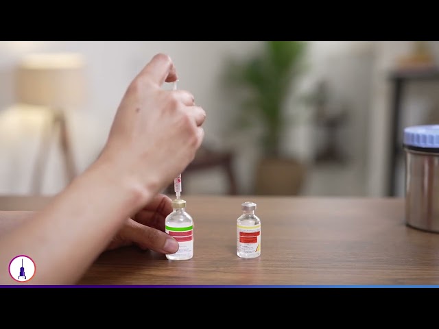 How to inject short & intermediate acting insulin using same syringe Telugu
