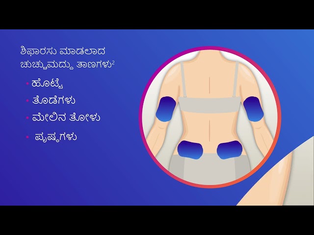 Insulin Injection Site Rotation Kannada