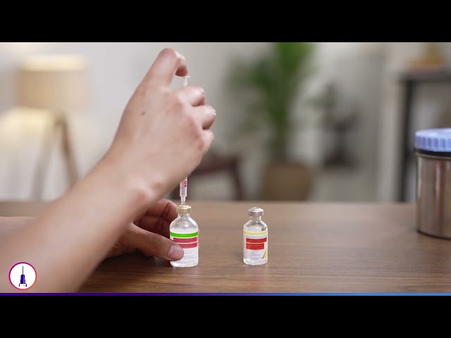 How to inject short & intermediate acting insulin using same syringe Tamil V3