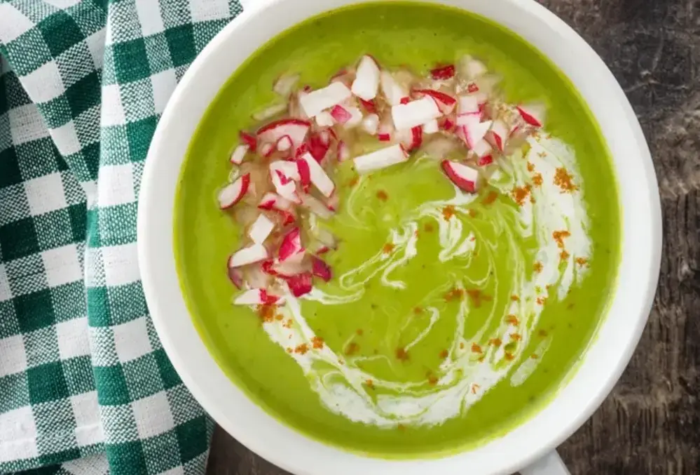 Cabbage Green Peas Soup