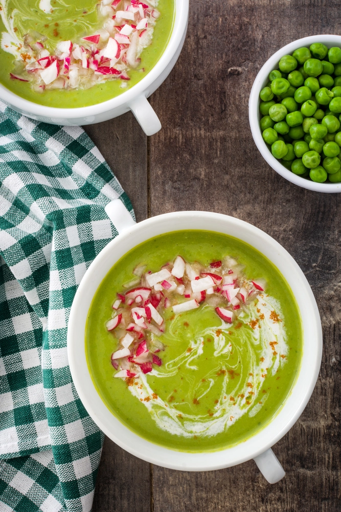 Cabbage Green Peas Soup