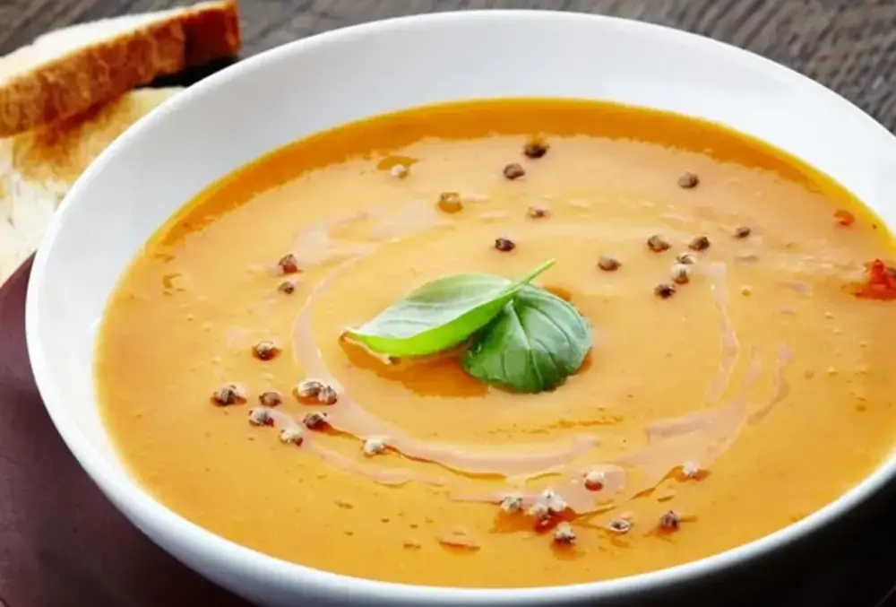 Moong Dal Carrot Soup