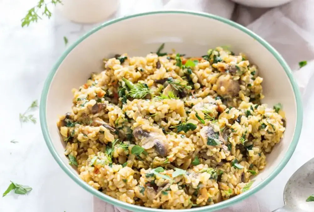 Sprout and Methi Rice with Skim Curd